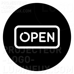 Gobo avatud visuaalse valguse projektsioon
