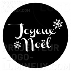 Projection lumineuse visuel Gobo Joyeux Noël