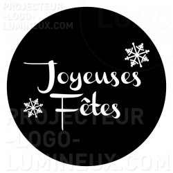 Gobo Joyeuses Fêtes flocons