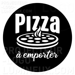 Gobo Pizza Take Away Visual Light Projection