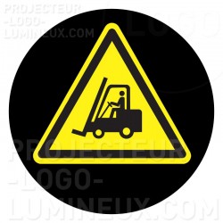 Visual light projection Gobo Attention Forklift