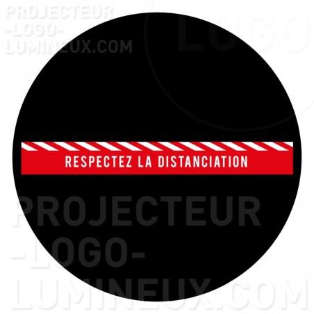 Gobo Covid Respect distancing