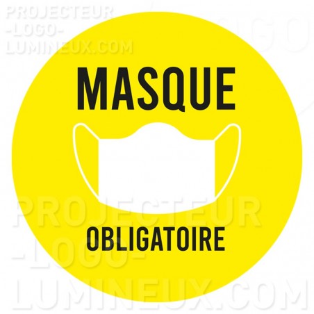 Gobo Covid Masque Obligatoire