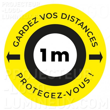 Gobo Covid Gardez vos distances