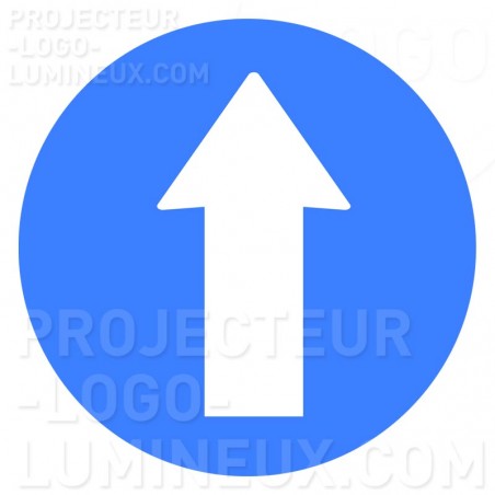 Gobo Direzione di Traffico Obbligatoria
