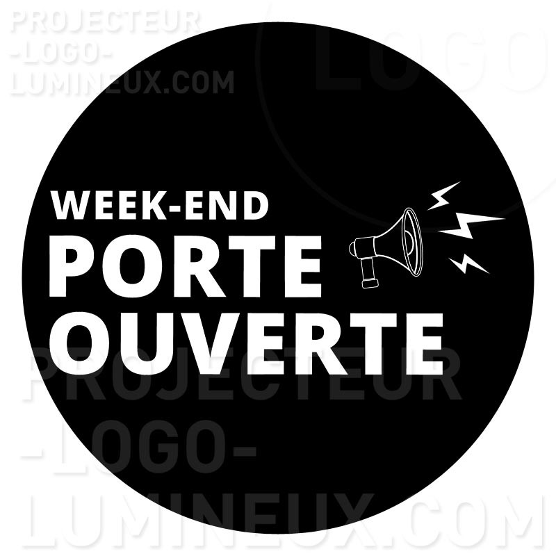 Light projection on façade visual building gobo Open Door Weekend Light projection on façade visual building gobo Open Door Weekend