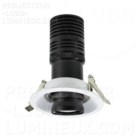 LED recessed ceiling logo projector