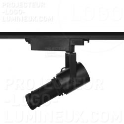 Projector gobo single-phase rail attachment