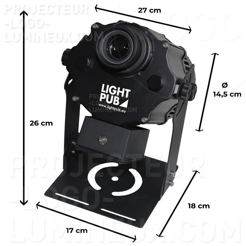 IP65 LED outdoor logo projector for advertising or ground safety signage