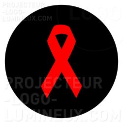 Gobo Red Ribbon Sidaction