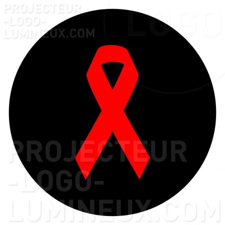 Gobo Red Ribbon Sidaction