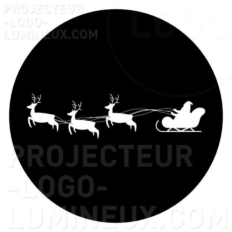 Gobo Sleigh Santa Claus