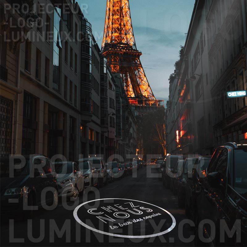 Projecteur de logo lumineux pour bar