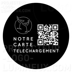 Gobo QR Code lumineux téléchargement carte