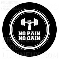 Visual Gobo No pain No GAIN