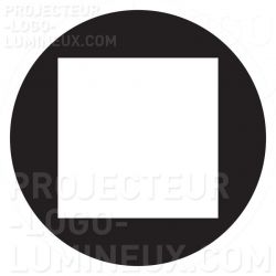 Quadratischer Gobo