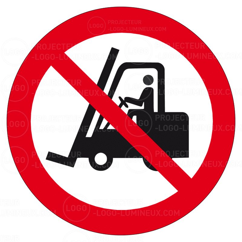 Gobo Forbidden Forklift