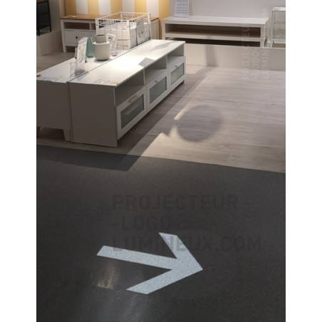 Projecteur signalétique lumineuse (flèche/pictogramme/panneau)