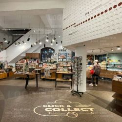 Projecteur image lumineuse sur sol pour magasin