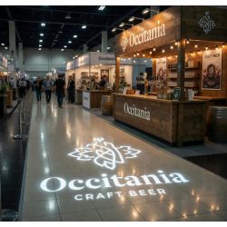 Projecteur logo lumineux...