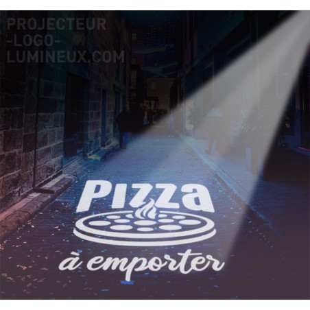 Projector teaches light LED Bar, Restaurant, Pizzeria (outside)