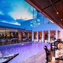 Sündmuse logo valgusprojektsioon